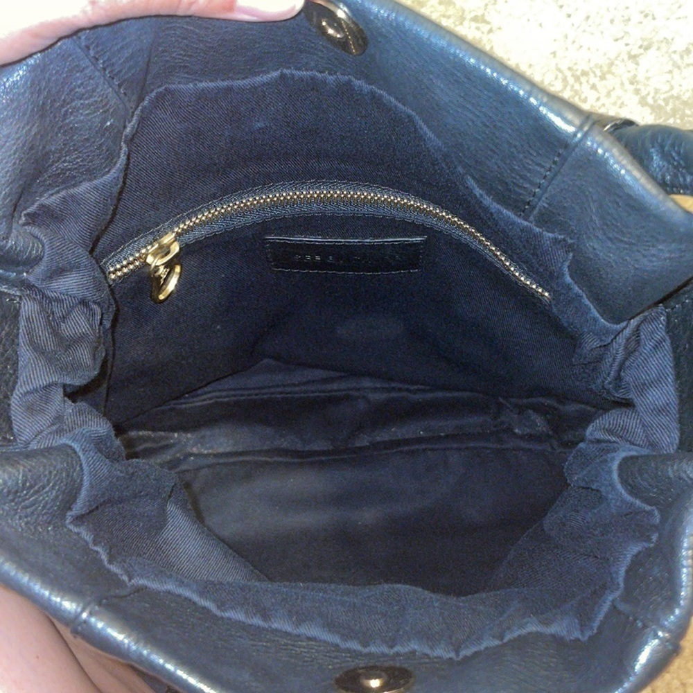 SEE BY CHLOE BLACK LEATHER SNAKE SKIN STYLE PURSE - Picture 9 of 10